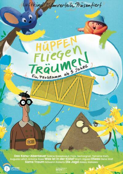 Filmplakat: 'Hüpfen, Fliegen, Träumen'
