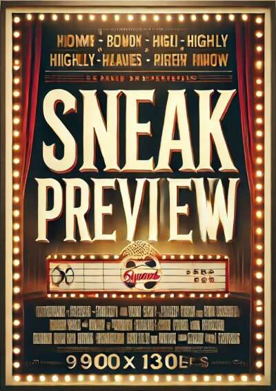 Filmplakat: Sneak Preview - 6, 00